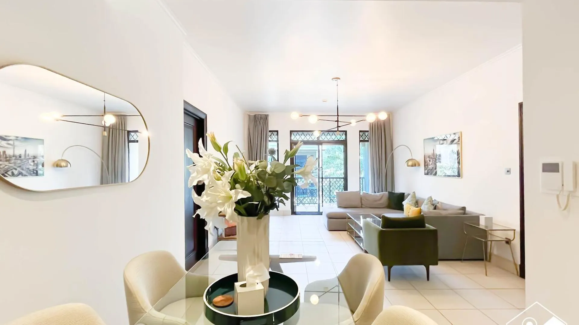 Apartmán Luxury 2Bedroom With Terrace & Burj Khalifa View Dubaj