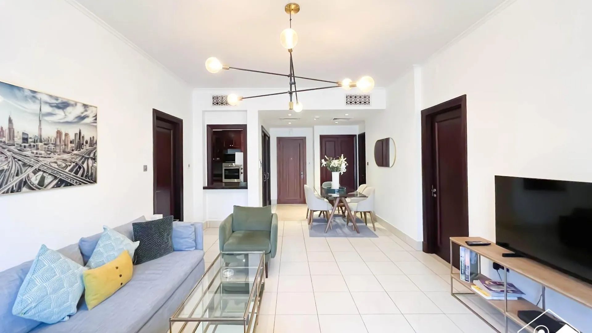 Luxury 2Bedroom With Terrace & Burj Khalifa View Dubaj