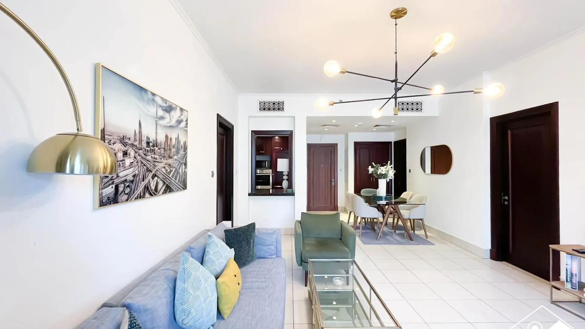Apartmán Luxury 2Bedroom With Terrace & Burj Khalifa View Dubaj