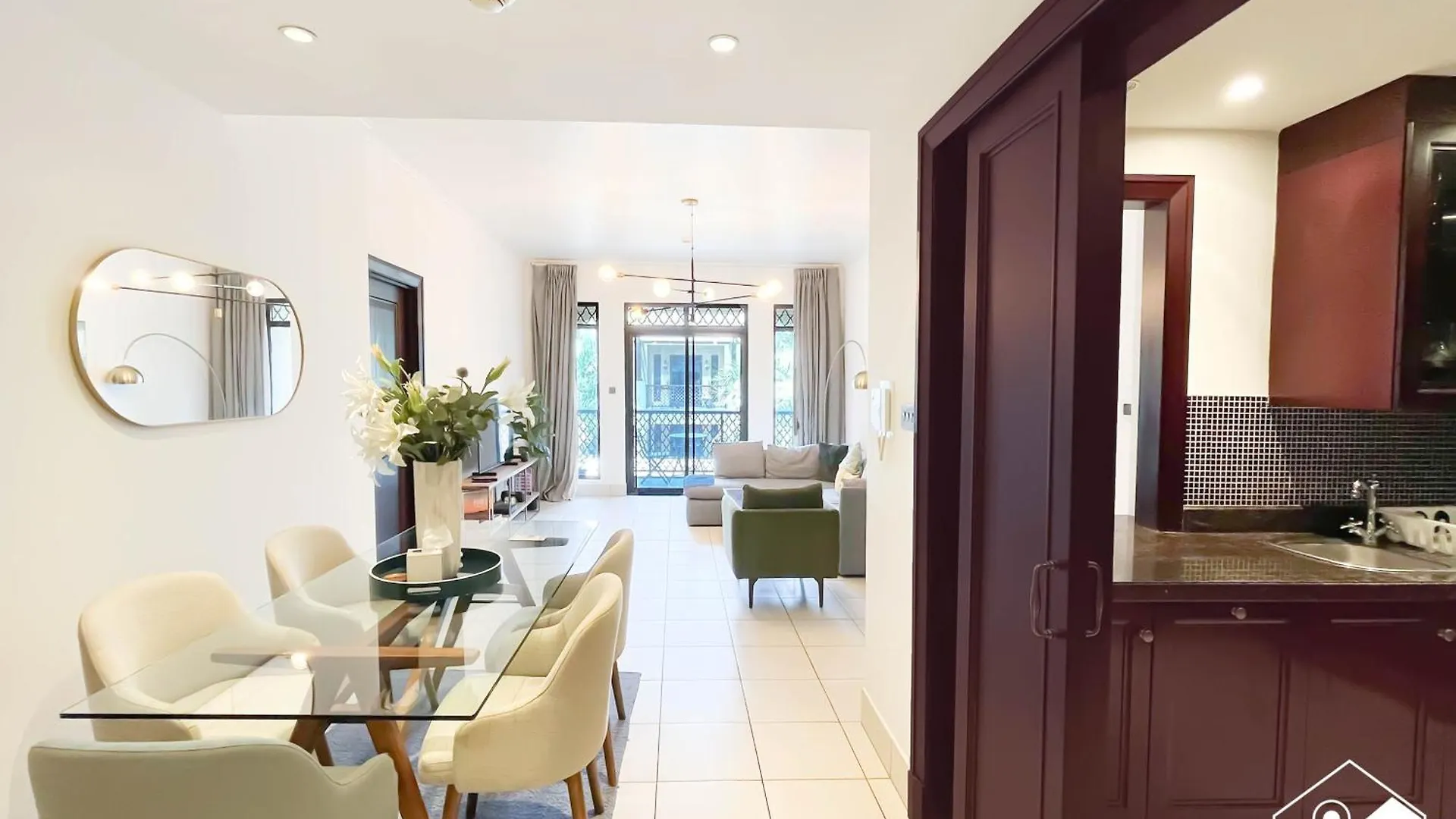 Apartmán Luxury 2Bedroom With Terrace & Burj Khalifa View Dubaj